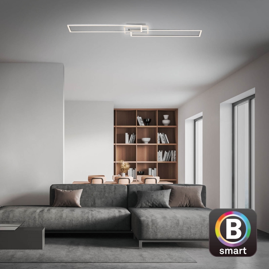 Brilo - LED Prigušivi nadgradni luster FRAME 2xLED/20W/230V 2700-6500K Wi-Fi Tuya + Daljinski upravljač