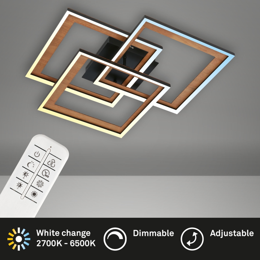 Brilo - LED Prigušivi nadgradni luster FRAME LED/45W/230V 2700-6500K + Daljinski upravljač
