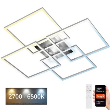 Brilo - LED Prigušivi nadgradni luster FRAME LED/50W/230V 2700-6500K Wi-Fi Tuya + Daljinski upravljač