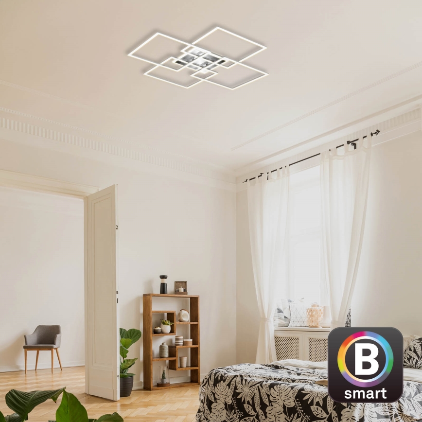 Brilo - LED Prigušivi nadgradni luster FRAME LED/50W/230V 2700-6500K Wi-Fi Tuya + Daljinski upravljač