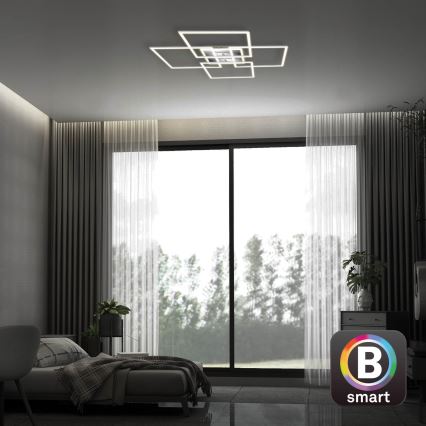 Brilo - LED Prigušivi nadgradni luster FRAME LED/50W/230V 2700-6500K Wi-Fi Tuya + Daljinski upravljač