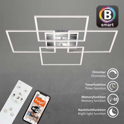 Brilo - LED Prigušivi nadgradni luster FRAME LED/50W/230V 2700-6500K Wi-Fi Tuya + Daljinski upravljač