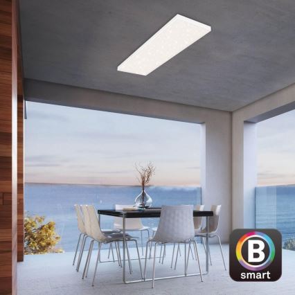 Brilo - LED Prigušivi nadgradni panel FRAMELESS LED/28W/230V 3000-6500K Wi-Fi Tuya + Daljinski upravljač