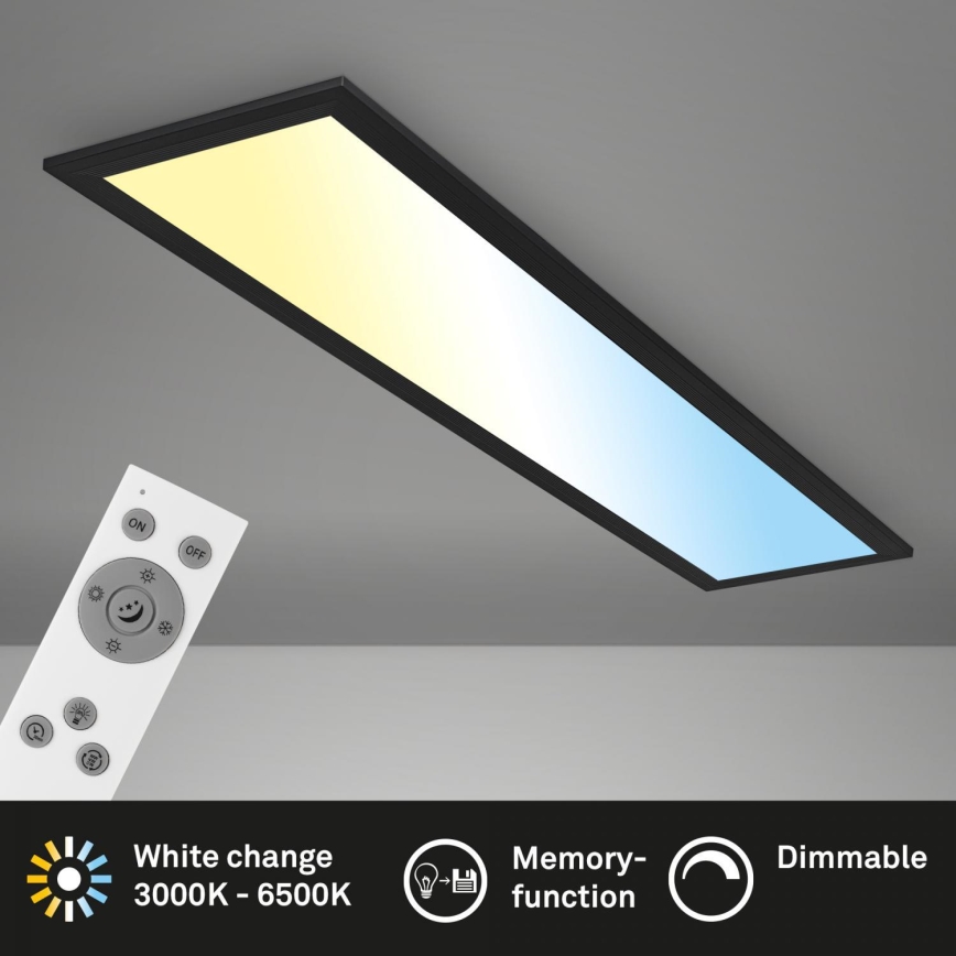 Brilo - LED Prigušivi nadgradni panel LED/24,5W/230V 3000-6500K + Daljinski upravljač
