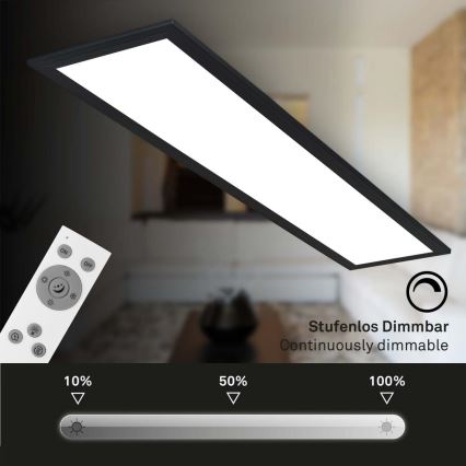 Brilo - LED Prigušivi nadgradni panel LED/24,5W/230V 3000-6500K + Daljinski upravljač