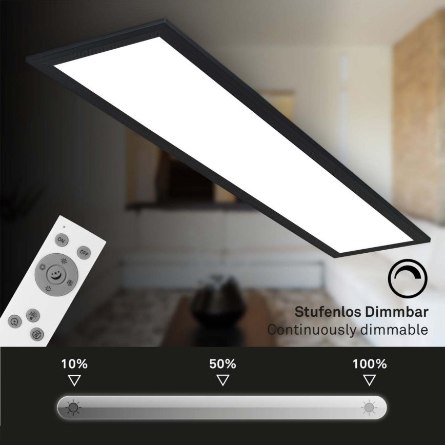 Brilo - LED Prigušivi nadgradni panel LED/24,5W/230V 3000-6500K + Daljinski upravljač