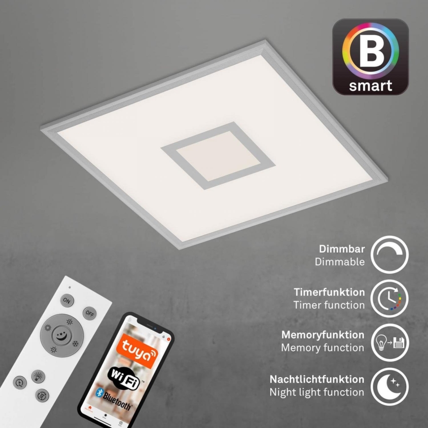 Brilo - LED RGB Prigušiva plafonjera CENTRO LED/24W/230V 2700-6500K Wi-Fi Tuya + Daljinski upravljač
