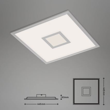 Brilo - LED RGB Prigušiva plafonjera CENTRO LED/24W/230V 2700-6500K Wi-Fi Tuya + Daljinski upravljač