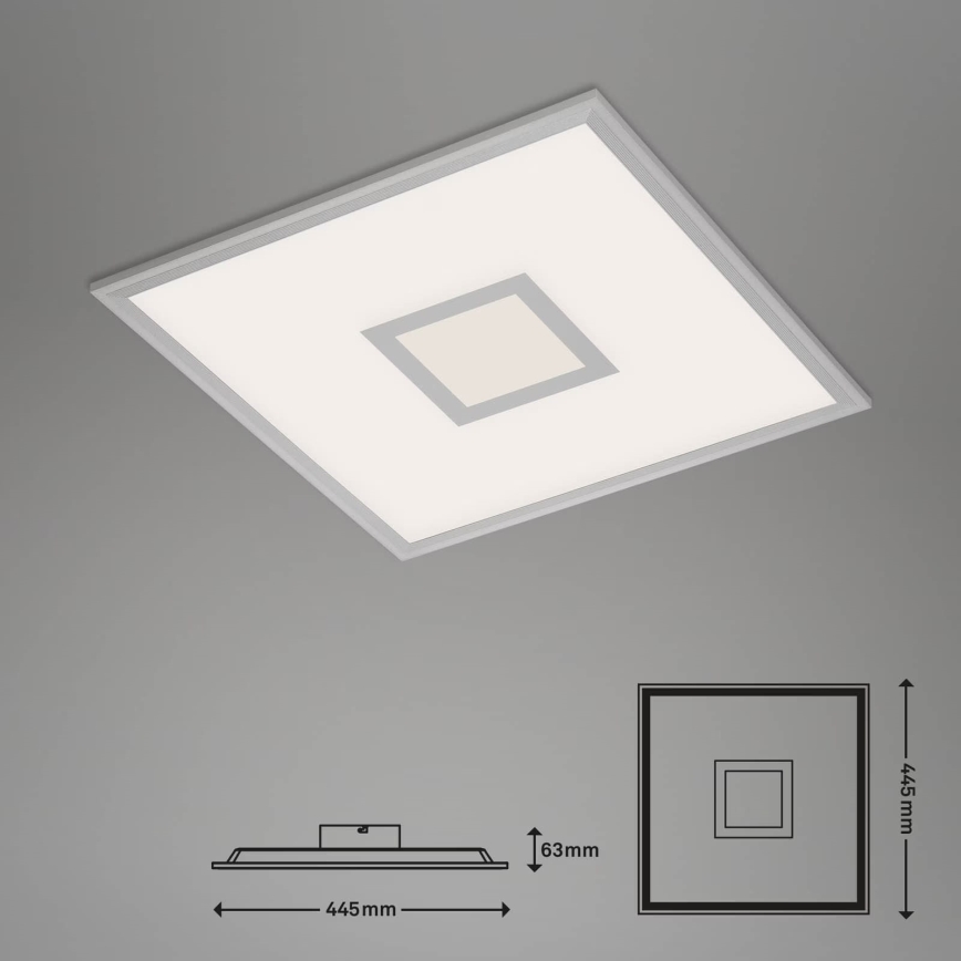 Brilo - LED RGB Prigušiva plafonjera CENTRO LED/24W/230V 2700-6500K Wi-Fi Tuya + Daljinski upravljač