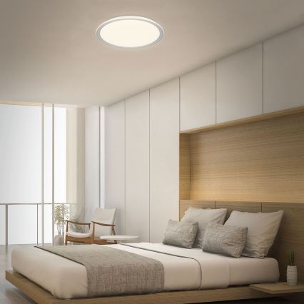 Brilo - LED RGB prigušiva plafonska svetiljka LED/40W/230V 3000-6500K + daljinski upravljač