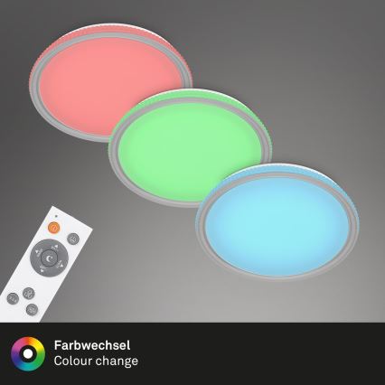 Brilo - LED RGB prigušiva plafonska svetiljka LED/40W/230V 3000-6500K + daljinski upravljač