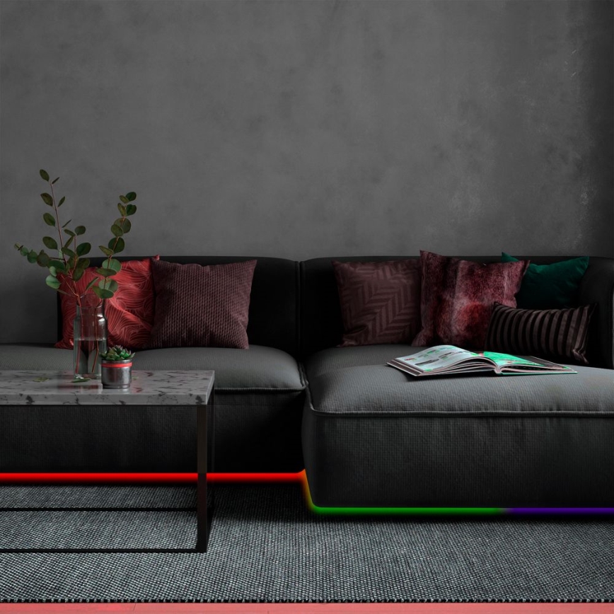 Brilo - LED RGB Prigušiva traka 11,5m LED/24W/230V + Daljinski upravljač