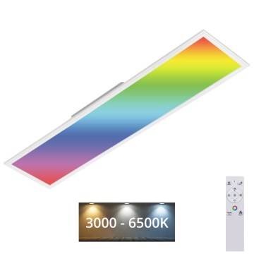 Brilo - LED RGBW Prigušiva plafonjera SLIM LED/40W/230V 3000-6500K + Daljinski upravljač
