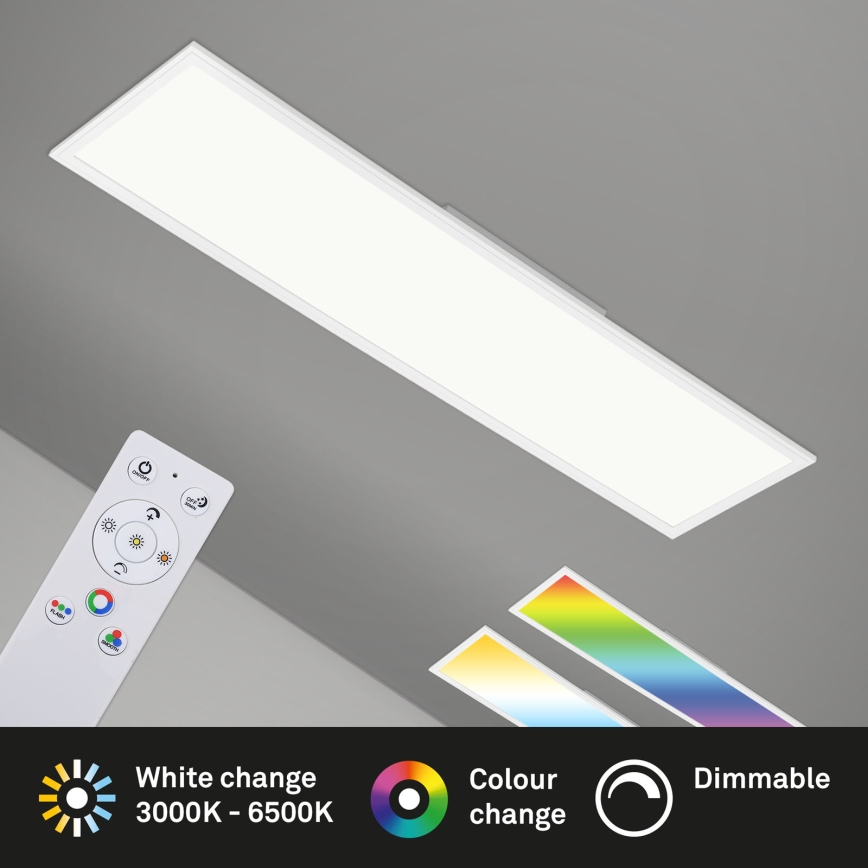 Brilo - LED RGBW Prigušiva plafonjera SLIM LED/40W/230V 3000-6500K + Daljinski upravljač