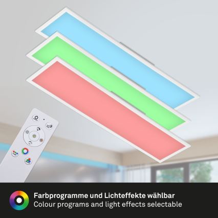 Brilo - LED RGBW Prigušiva plafonjera SLIM LED/40W/230V 3000-6500K + Daljinski upravljač