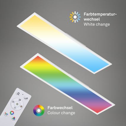 Brilo - LED RGBW Prigušiva plafonjera SLIM LED/40W/230V 3000-6500K + Daljinski upravljač