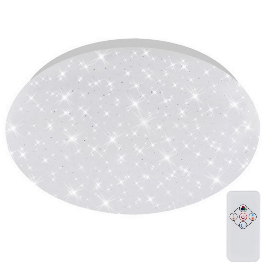 Brilo - LED RGBW Prigušiva plafonjera STARRY SKY LED/10W/230V + Daljinski upravljač
