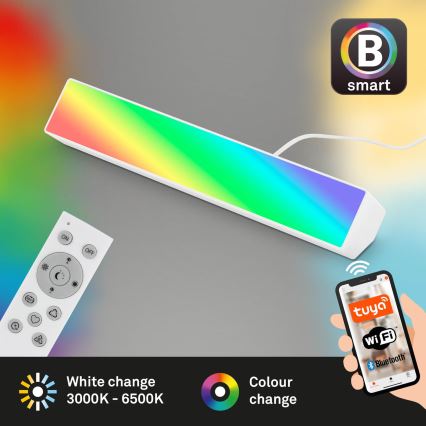 Brilo - LED RGBW Prigušiva stona lampa LED/9W/230V 3000-6500K Wi-Fi Tuya + Daljinski upravljač