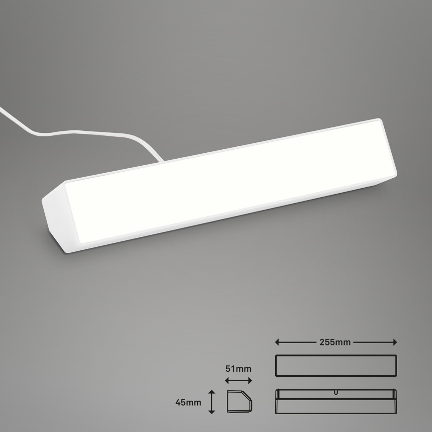 Brilo - LED RGBW Prigušiva stona lampa LED/9W/230V 3000-6500K Wi-Fi Tuya + Daljinski upravljač