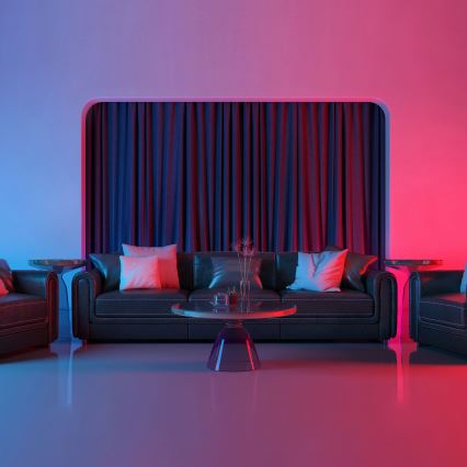Brilo - LED RGBW Prigušiva traka 6,5m LED/18W/230V Wi-Fi Tuya + Daljinski upravljač