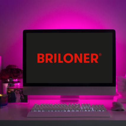 Brilo - LED RGBW Prigušiva traka 6,5m LED/18W/230V Wi-Fi Tuya + Daljinski upravljač