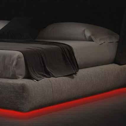 Brilo - LED RGBW prigušiva traka 6,5m LED/22W/230V + daljinski upravljač