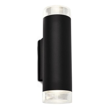 Brilo - LED Spoljna zidna lampa 2xGU10/4,7W/230V IP44 4000K crno