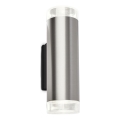 Brilo - LED Spoljna zidna lampa 2xGU10/4,7W/230V IP44 4000K mat krom