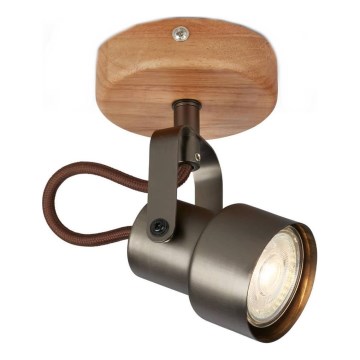 Brilo - LED spot svetiljka TAHUN 1xGU10/5W/230V braon