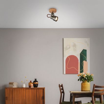 Brilo - LED spot svetiljka TAHUN 1xGU10/5W/230V braon