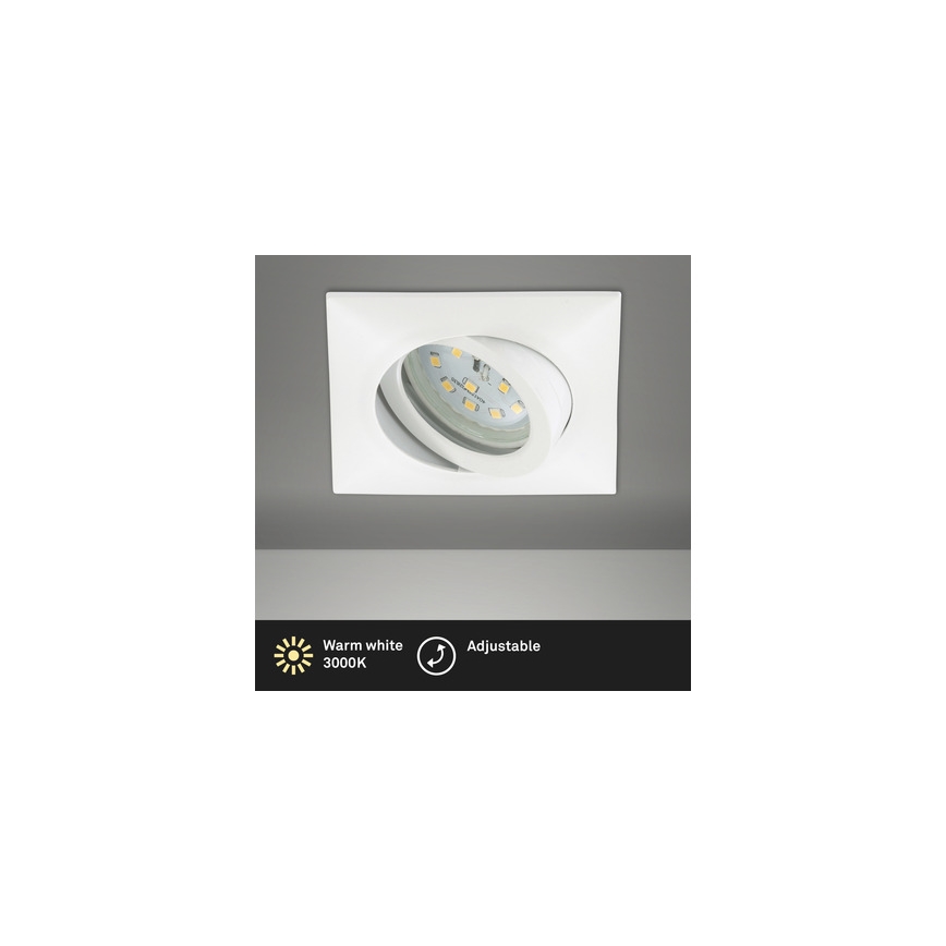 Brilo - LED Ugradbena lampa za kupatilo LED/5W/230V IP23 bela