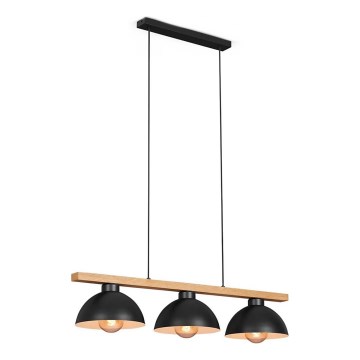 Brilo - Luster na sajli 3xE27/40W/230V fikus elastika
