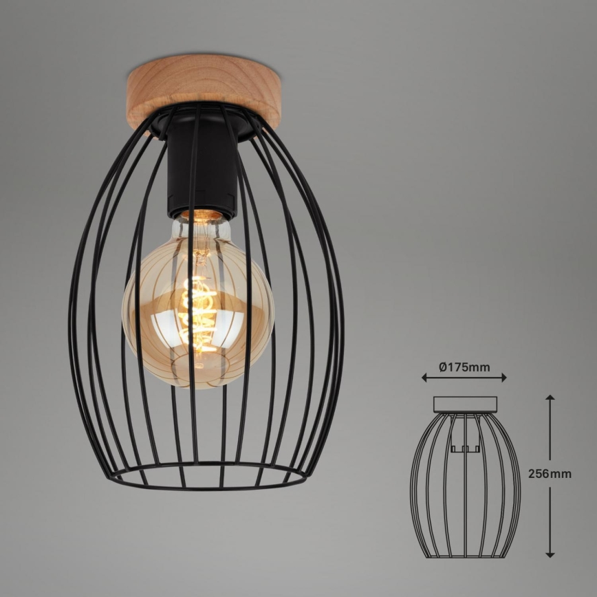 Brilo - Plafonjera WAKTU 1xE27/60W/230V fikus elastika