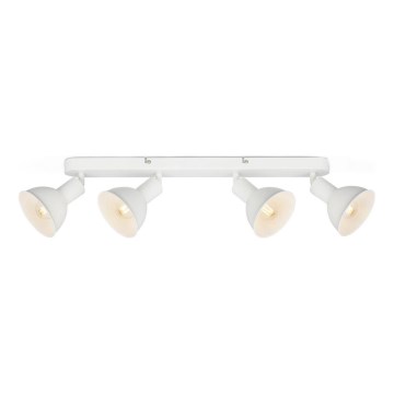 Brilo - Reflektorska lampa RETRO 4xE14/25W/230V bela