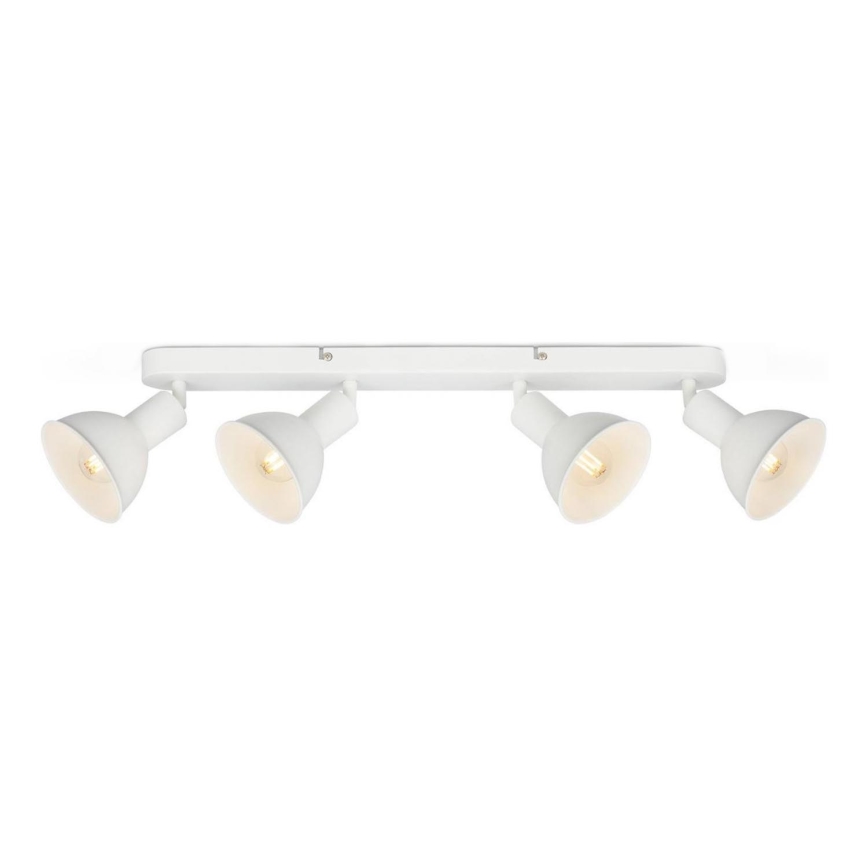 Brilo - Reflektorska lampa RETRO 4xE14/25W/230V bela