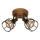 Brilo - Reflektorska lampa VINTAGE 2xE27/25W/230V braon