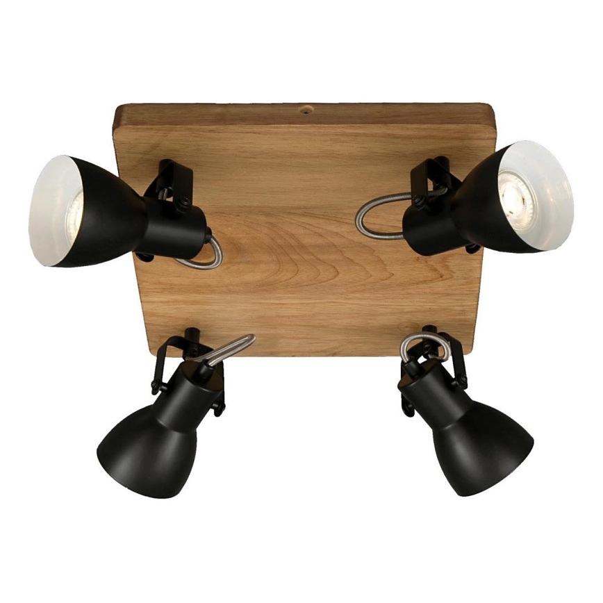 Brilo - Reflektorska lampa VINTAGE 4xGU10/35W/230V