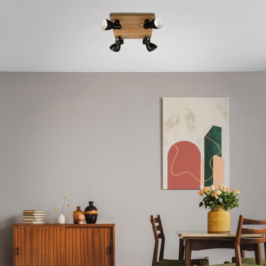 Brilo - Reflektorska lampa VINTAGE 4xGU10/35W/230V