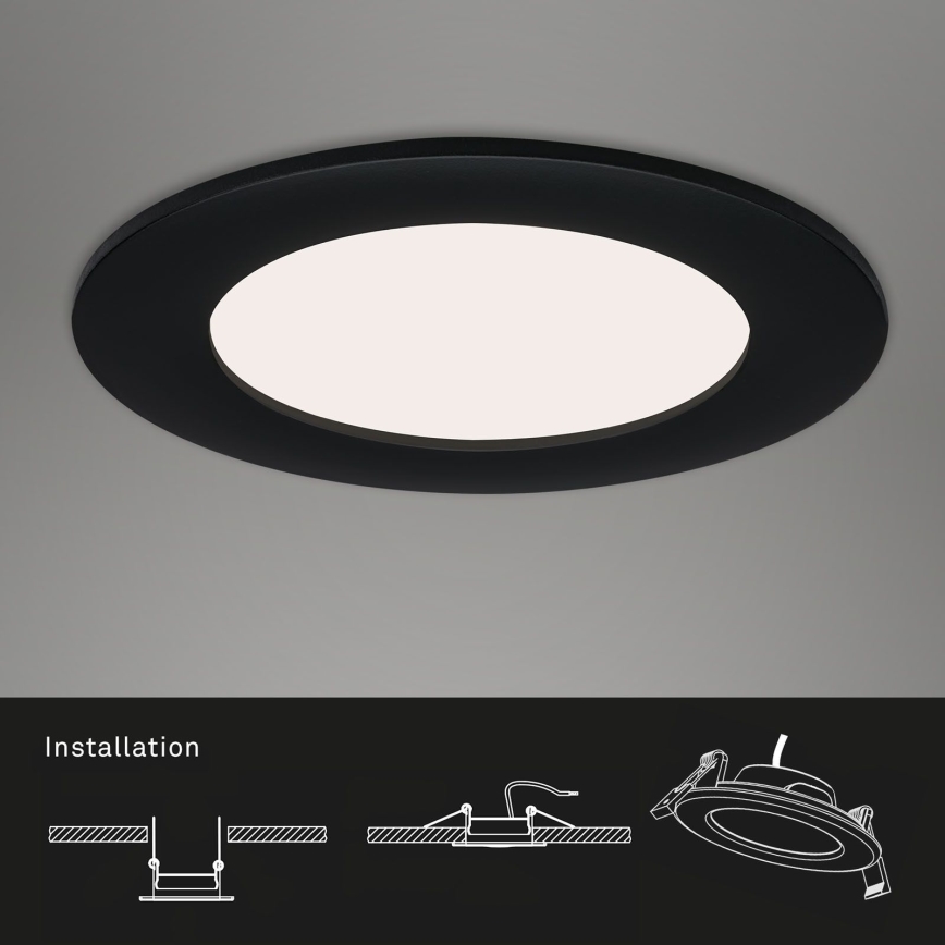 Brilo - Set 3x LED Ugradbena lampa za kupatilo FLAT LED/7W/230V IP44