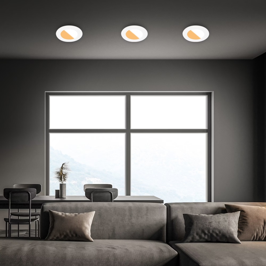 Brilo - Set 3x LED Ugradbena lampa za kupatilo LED/4W/230V IP44 3000/4000K bela