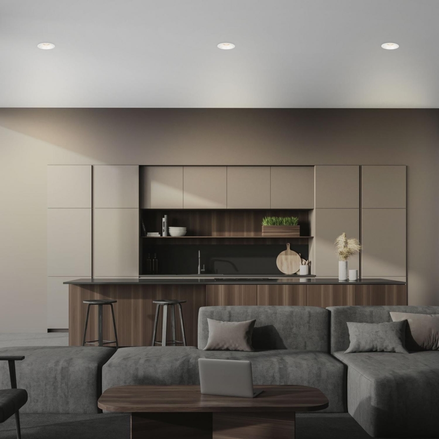 Brilo - Set 3x ugradbena lampa za kupatilo 1xGU10/9W/230V IP23 bela