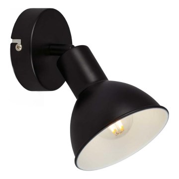 Brilo - Zidna reflektorska lampa RETRO 1xE14/25W/230V crno