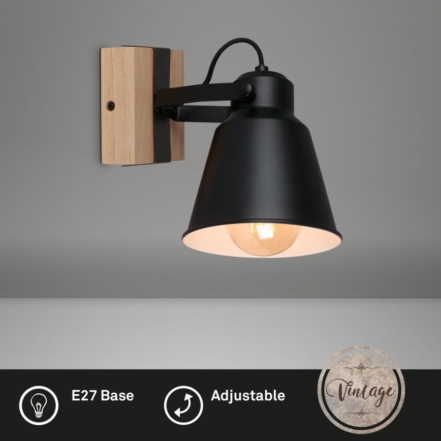 Brilo - Zidna reflektorska lampa TALLE  1xE27/40W/230V fikus elastika