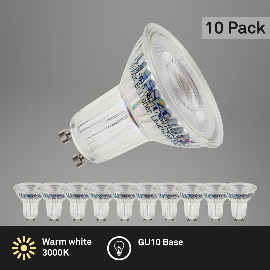 Briloner 0548-003 - Set 10x LED Sijalica GU10/3,5W/230V 3000K