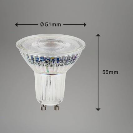 Briloner 0548-003 - Set 10x LED Sijalica GU10/3,5W/230V 3000K