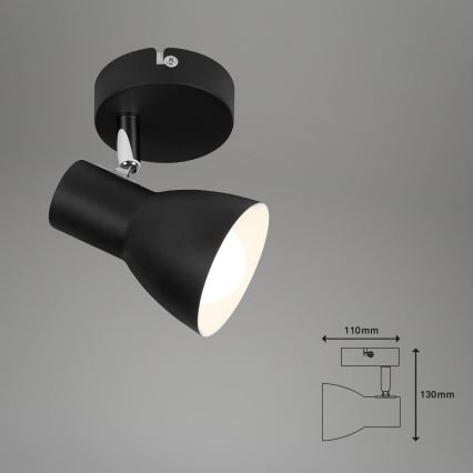 Briloner 10698889 - Zidna reflektorska lampa 1xE14/25W/230V crno