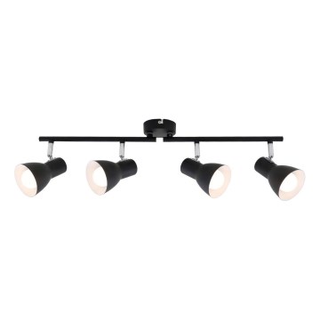 Briloner 10698890 - Reflektorska lampa 4xE14/25W/230V crno