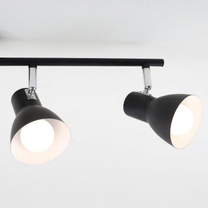 Briloner 10698890 - Reflektorska lampa 4xE14/25W/230V crno