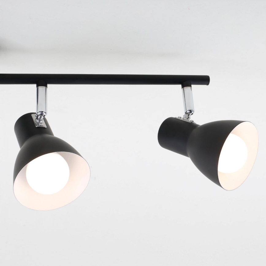 Briloner 10698890 - Reflektorska lampa 4xE14/25W/230V crno