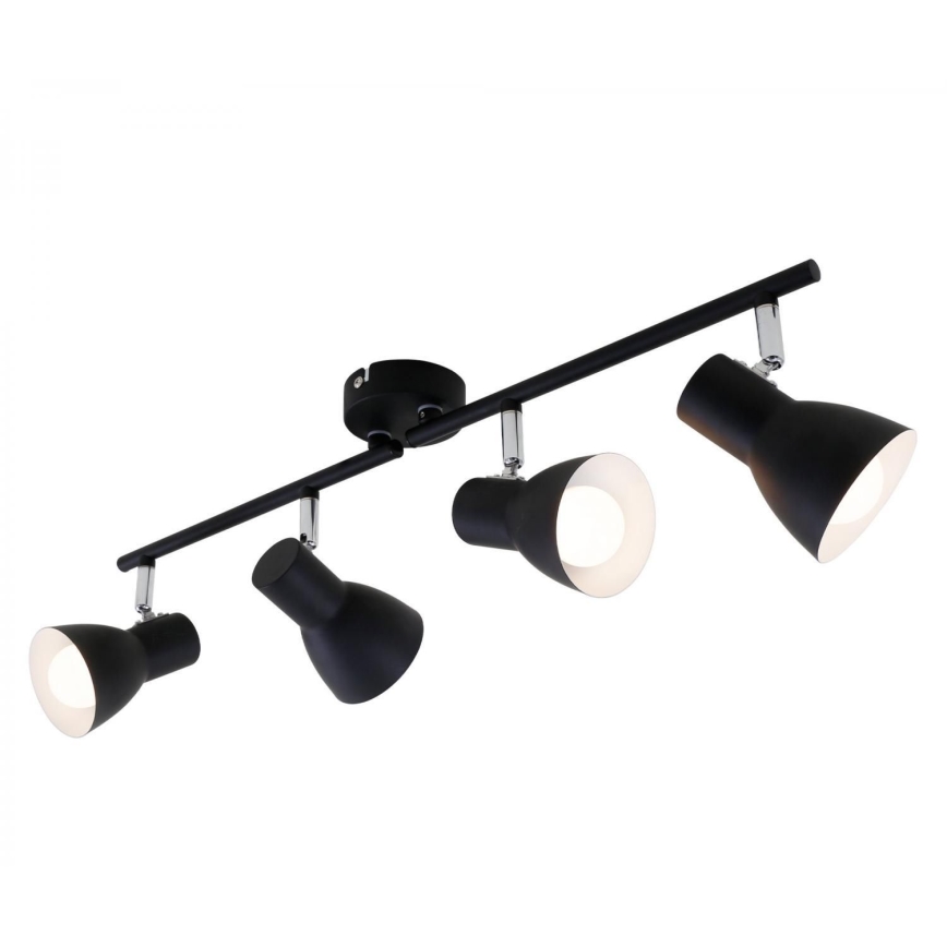 Briloner 10698890 - Reflektorska lampa 4xE14/25W/230V crno